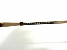 1円 ■美品■ BVLGARI ブルガリブルガリ 6091-B サングラス メガネ 眼鏡 レディース メンズ ゴールド系 AV9871_画像5