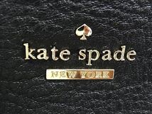 1円 ■美品■ kate spade ケイトスペード PXRU7610 レザー 2WAY クロスボディ ハンドバッグ ショルダーバッグ ブラック系 BJ1195_画像6