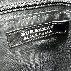 1円 ■美品■ BURBERRY バーバリー レザー クロスボディ ワンショルダーバッグ 斜め掛けかばん レディース ブラック系 BK0371の画像6