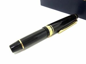 1円 ■新品同様■ SAILOR セーラー FOUNDED 1911 ペン先 14K 585 14金 万年筆 筆記用具 文房具 ステーショナリー ブラック系 AV9226