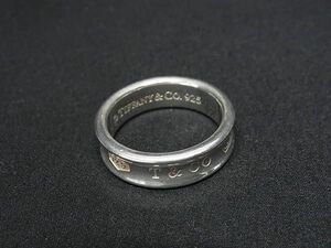 1円 ■美品■ TIFFANY＆Co ティファニー 1837 ナロー SV925 リング 指輪 アクセサリー 約22号 メンズ シルバー系 AV8663