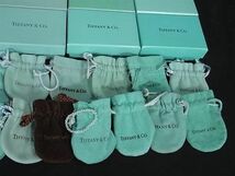 1円 ■美品〜■ TIFFANY＆Co ティファニー ボックス 箱 巾着 保存袋 アクセサリーケース 小物入れ 20点セット まとめ売り DA6561_画像5