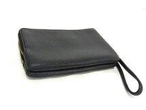 1円 ■美品■ COACH コーチ F87590 レザー ポーチ 小物入れ マルチケース レディース ブラック系 FC0645_画像2