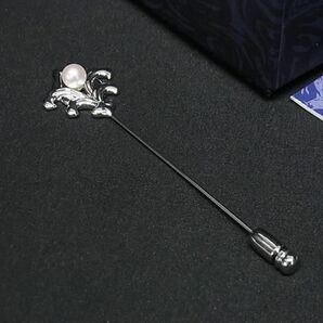 1円 ■新品■未使用■ MIKIMOTO ミキモト ミキモト 本真珠 アコヤ真珠 約4mm SV925 ピンブローチ アクセサリー シルバー系 FC1697の画像1