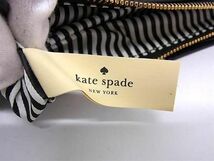 1円 ■新品同様■ kate spade ケイトスペード PXRU7922 レザー クロスボディ ショルダーバッグ レディース ブラック系 FA3729_画像6