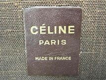 1円 ■美品■ CELINE セリーヌ Cサルキー キャンバス×レザー セカンドバッグ クラッチバッグ レディース ブラウン系 CD1879_画像5