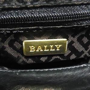 1円 ■美品■ BALLY バリー レザー ワンショルダー ショルダーバッグ 肩掛け レディース ブラック系 AZ0010の画像6