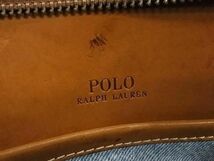 1円■美品■POLO RALPH LAUREN ポロラルフローレン キャンバス パッチワーク フラワー 2WAY クロスボディ ハンドバッグ ショルダー BF7235_画像6