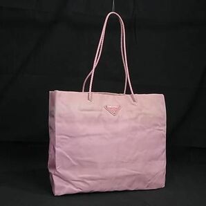 1円 PRADA プラダ テスートナイロン トートバッグ ショルダーバッグ 肩掛けかばん レディース ピンク系 BF7232の画像1