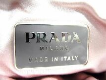 1円 PRADA プラダ ベロア ハンドバッグ ミニトート レディース ブラウン系 BF7138_画像6