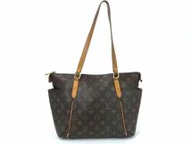 1円 LOUIS VUITTON ルイヴィトン M41016 モノグラム トータリーPM トートバッグ ショルダー 肩掛け レディース ブラウン系 AX3215_画像1