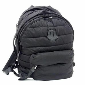 1円 ■美品■ MONCLER モンクレール ナイロン リュックサック デイパック バックパック レディース メンズ ブラック系 AW4515の画像1