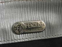 1円 FENDI フェンディ レザー トートバッグ ハンドバッグ レディース メンズ シルバー系 BI1390_画像6