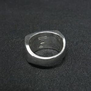 1円 GUCCI グッチ SV925 指輪 アクセサリー 約5号 メンズ レディース シルバー系 AZ0239の画像2