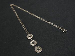 1円 TIFFANY＆Co ティファニー 1837 スリードロップサークル SV925 ネックレス ペンダント アクセサリー レディース シルバー系 AX4755