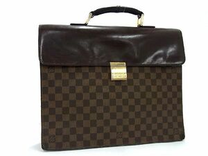 1円 LOUIS VUITTON ルイヴィトン N53315 ダミエ アルトナPM ビジネスバッグ ブリーフケース ハンドバッグ ブラウン系 BG6432