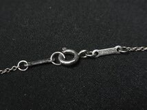 1円 ■美品■ TIFFANY＆Co ティファニー エルサペレッティ オープンティアドロップ SV925 ネックレス アクセサリー シルバー系 FA3199_画像3