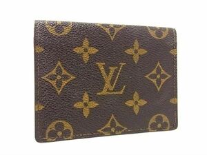 1円 ■美品■ LOUIS VUITTON ルイヴィトン M60530 モノグラム ジャポンサンガプール 二つ折り カードケース 名刺入れ ブラウン系 FC0739