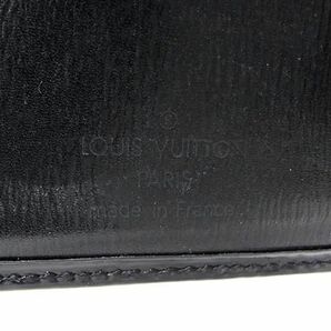 1円 LOUIS VUITTON ルイヴィトン M63542 エピ ポルトビエ カルトクレディ モネ 二つ折り 財布 ウォレット ノワール ブラック系 AW3857の画像6