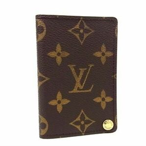 1円 ■美品■ LOUIS VUITTON ルイヴィトン M60937 モノグラム ポルトカルトクレディプレッシオン カードケース ブラウン系 AY0720の画像1