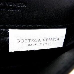 1円 ■美品■ BOTTEGA VENETA ボッテガヴェネタ イントレチャート レザー カードケース カード入れ 名刺入れ メンズ ブラック系 AY0762の画像5