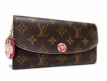 1円 ■美品■ LOUIS VUITTON ルイヴィトン M68313 モノグラム ポルトフォイユ エミリー 長財布 ウォレット レディース ブラウン系 FC0358_画像1