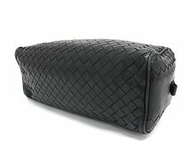 1円 BOTTEGA VENETA ボッテガヴェネタ イントレチャート レザー クラッチバッグ セカンドバッグ レディース メンズ ブラック系 AW3475_画像4