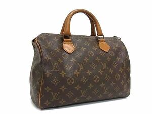 1円 ■美品■ LOUIS VUITTON ヴィトン M41526 ヴィンテージ モノグラム スピーディ30 USA タロンジップハンドバッグ ミニボストン AW3447