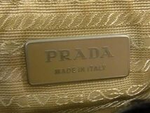 1円 PRADA プラダ レザー ハンドバッグ トートバッグ レディース クリーム系 FC1068_画像6