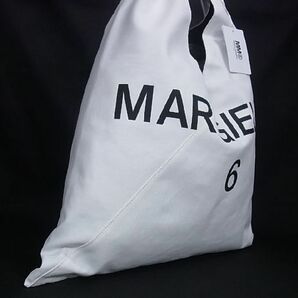 1円 ■新品■未使用■ MM6 Maison Margiela メゾンマルジェラ ジャパニーズトート キャンバス ハンドバッグ ホワイト系 BC5494の画像2