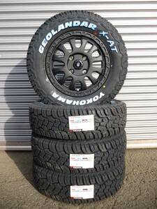 新品☆ヨコハマ☆ジオランダーX-AT☆175/80R14☆ホワイトレターゴツゴツタイヤ☆アゲバン・日産NV200バネット等に