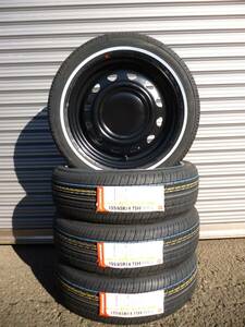 ナンカンRX615☆155/65R14☆ホワイトリボン☆ウェイク・デイズ・N-ONE・N-WGN・N-BOX☆新品タイヤホイールセット