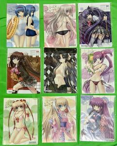 B5 Прозрачная подложка Резюме Little Busters Экстази Номи Кудрявка Камикита Коки Сая Акагито Судзу Мидаба Рука Куригая Юико Сасасегава