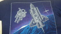 80s blackbird Tシャツ vintage ビンテージ ネイビー アメリカ old アメリカ usa製 オールド hanes スペースシャトル 宇宙 ブラックバード_画像10