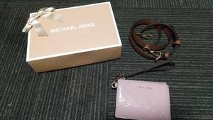 新品未使用 MK MICHAEL KORS マイケルコース 財布 コインケース 小銭入れ カード入れ カードケース　ピンク　