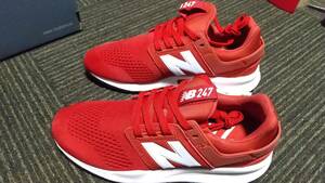 新品未使用 New Balance ニューバランス MS247ES 赤 23.0cm