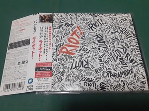 PARAMORE　パラモア◆『ライオット』日本盤CDユーズド品