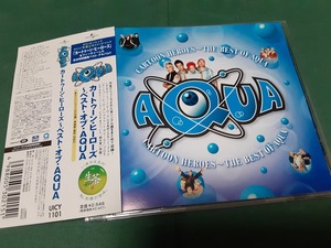 AQUA　アクア■『カートゥーン・ヒーローズ　ベスト・オブ・アクア』ユーズドCD