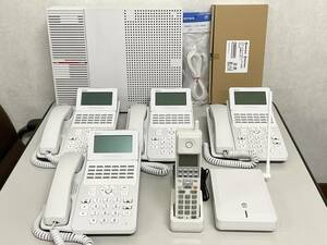 NTT αN1 N1S 主装置・電話機5台セット DECL・4BRU付