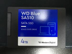 WD Blue SA510 4TB 2.5inch SSD 動作確認済 正常判定 使用時間154時間