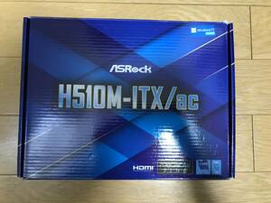 ASRock H510M-ITX/ac ITXマザーボード 起動確認済