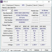 XPG DDR5-5600 16GBx2枚 計32GB メモリ 動作確認済 1_画像4