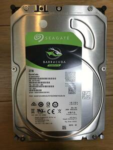 Seagate BarraCuda ST3000DM007 3TB 3.5inch ハードディスク 動作確認済 正常判定 使用時間8376時間