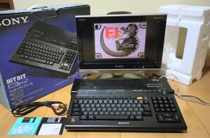 MSX2+ SONY HB-F1XV メンテナンス済み ベルトレスFDD搭載 動作確認済み 箱、おまけ付き