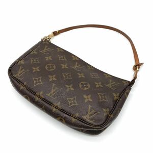 1円 LOUIS VUITTON ルイヴィトン モノグラム ポシェットアクセソワール アクセサリーポーチ ハンドバッグ M51980