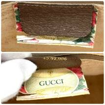 1円 GUCCI オールドグッチ GG柄 シェリーライン ブラウン ミニボストン ハンドバッグ インターロッキングG_画像10