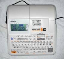 CASIO(カシオ) ラベルライター ネームランドBIZ スタンダードモデル KL-M7 新品12mm幅 黒文字・白テープ付 USED品_画像1