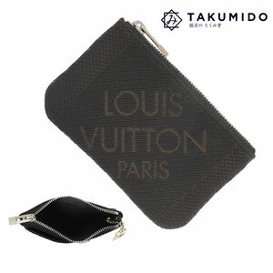 ルイヴィトン LOUIS VUITTON コインケース ポシェット クレ M93549 ダミエ ジェアン ノワール キャンバス 中古A 276132