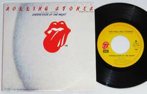 THE ROLLING STONES Undercover of the Night 1983年 日本盤7“ 歌詞カード付き ESS-17399