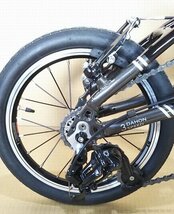 新品塗装不良 Ｋ3 ガンメタル×ブラック 14インチ ＤＡＨＯＮ/ダホン 国内正規代理店品 送料無料(北海道、沖縄、離島除く)折りたたみ自転車_画像4